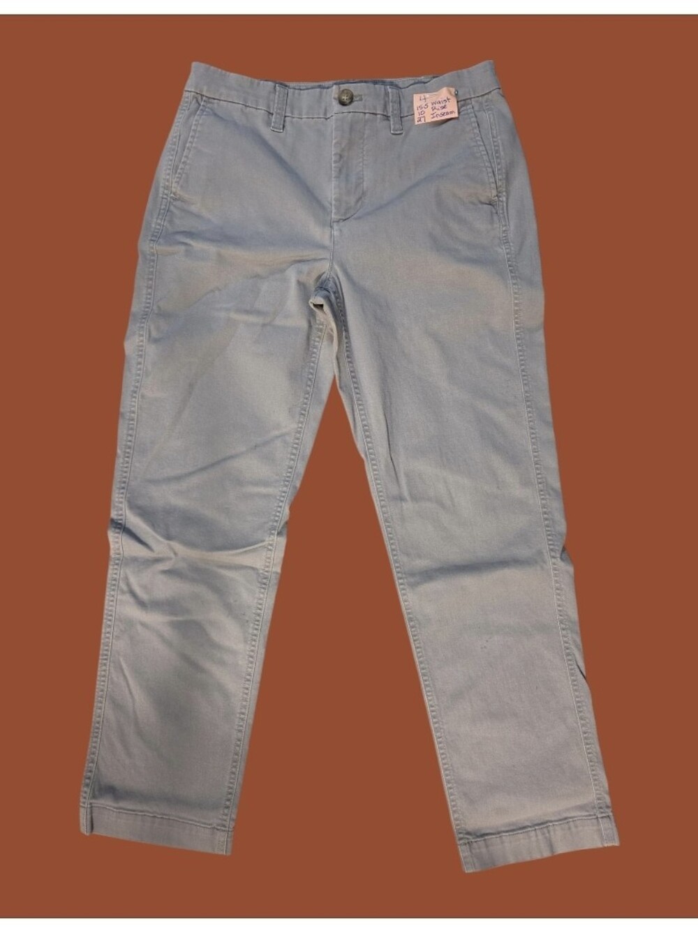 J. Crew Light Gray High-Rise Girlfriend Chino Size 4